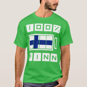 T-shirt Drapeau finlandais Finn Cadeau Finlande
