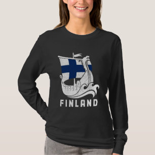 T-shirt Drapeau finlandais Vive Finn Suomi Sisu Souven