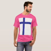 T-shirt Drapeau Finlande (Devant entier)