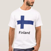 T-shirt Drapeau Finlande (Devant)