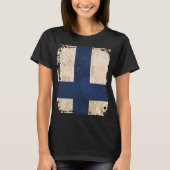 T-shirt Drapeau Finlande (Devant)