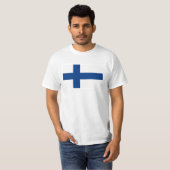 T-shirt Drapeau Finlande (Devant entier)