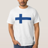 T-shirt Drapeau Finlande (Devant)
