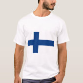 T-shirt Drapeau Finlande (Devant)