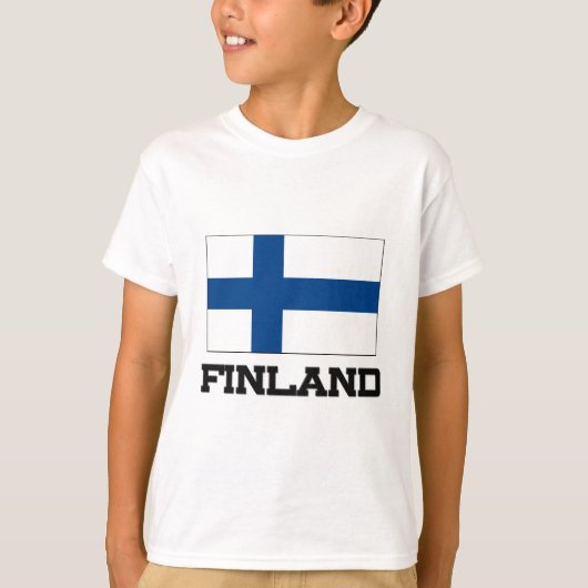 T-shirt Drapeau Finlande (Devant)