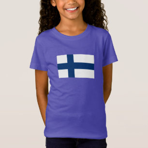 T-Shirt Drapeau Finlande