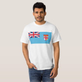 T-shirt Drapeau FJ des Fidji (Devant entier)