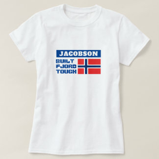 T-shirt Drapeau "Fjord Tough" et drapeau norvégien