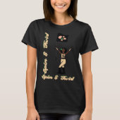 T-Shirt Drapeau Fleur de Pêche (Devant)