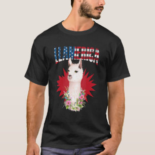 T-shirt Drapeau Floral Patriotique USA Pour Un Patriote Ll