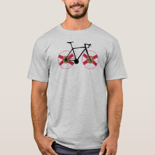 T-shirt Drapeau Floride Cyclisme