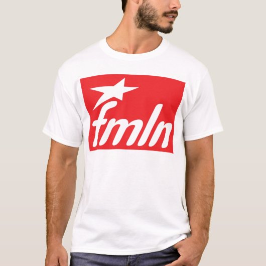 T-shirt Drapeau FMLN (Devant)