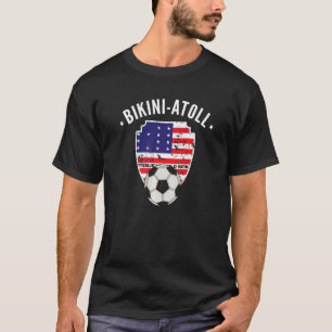 T-shirt Drapeau Football Atoll de Bikini Football Bikini A