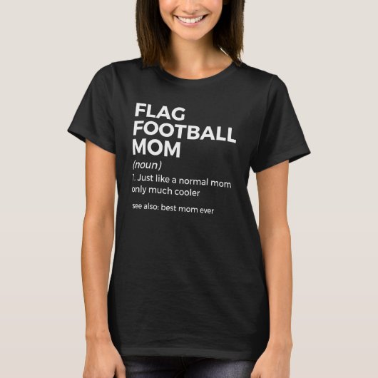 T-shirt Drapeau Football Maman meilleure jamais (Devant)