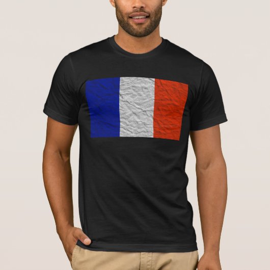 T-shirt drapeau français (Devant)
