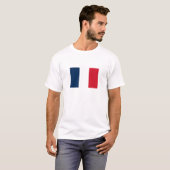 T-shirt Drapeau français (Devant entier)