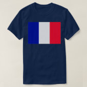 T-shirt Drapeau français (Design devant)