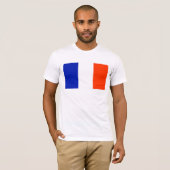 T-shirt drapeau français (Devant entier)