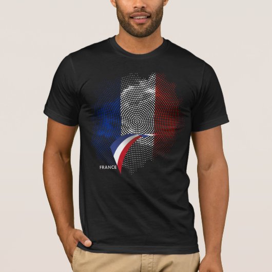 T-shirt Drapeau français (Devant)
