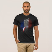T-shirt Drapeau français (Devant entier)