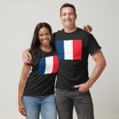 T-shirt Drapeau français (Unisexe)