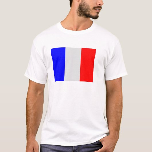 T-shirt Drapeau français (Devant)