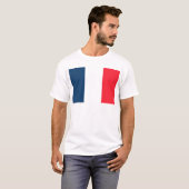 T-shirt Drapeau français (Devant entier)