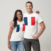 T-shirt Drapeau français (Unisexe)