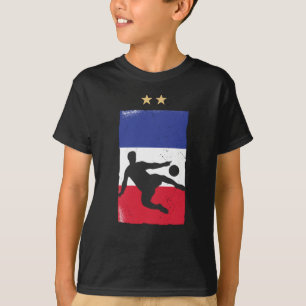 T-shirt Drapeau français du drapeau français du maillot de