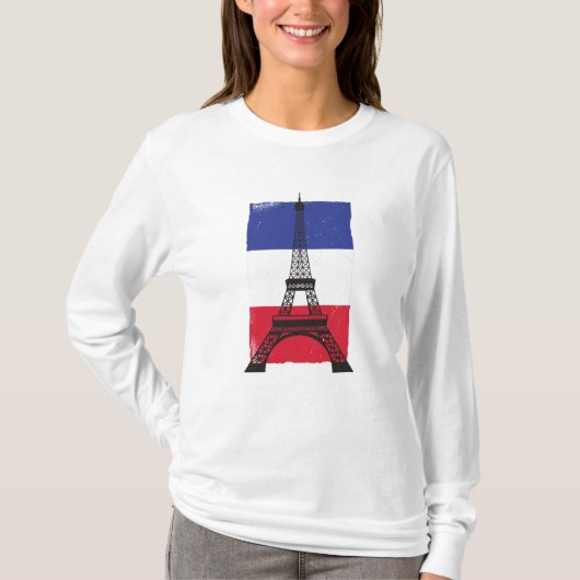 T-shirt Drapeau français France (Devant)