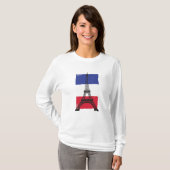 T-shirt Drapeau français France (Devant entier)