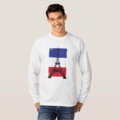 T-shirt Drapeau français France (Devant entier)