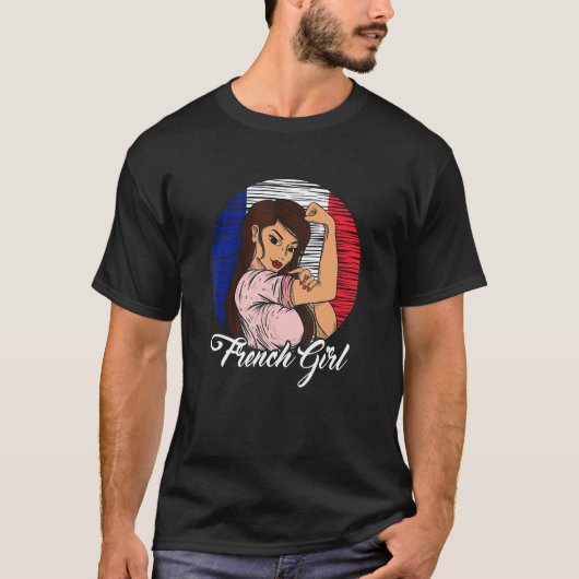 T-shirt Drapeau français France Française (Devant)