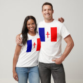 T-shirt Drapeau français libre de forces (Unisexe)