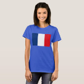T-shirt Drapeau France (Devant entier)