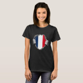 T-shirt Drapeau France (Devant entier)