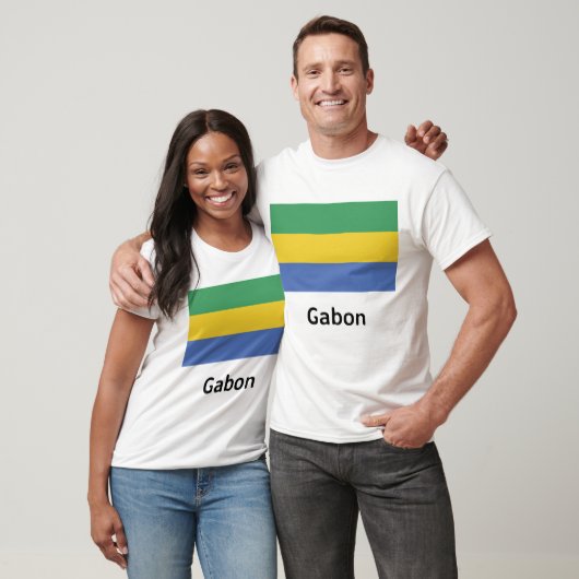 T-shirt Drapeau Gabon (Unisexe)