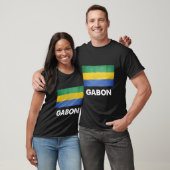 T-shirt Drapeau Gabon (Unisexe)