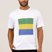 T-shirt Drapeau Gabon (Devant)