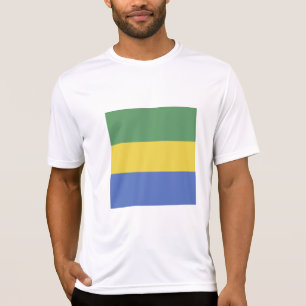 T-shirt Drapeau Gabon