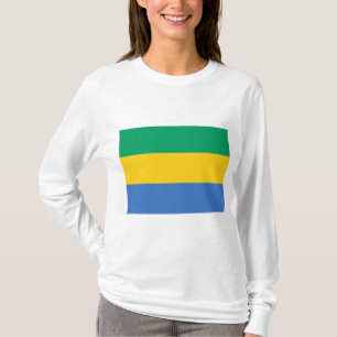 T-shirt Drapeau gabonais (Gabon)