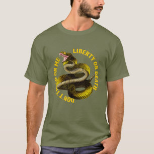 T-shirt Drapeau Gadsden Ne Marche Pas Sur Moi 2e Amendemen