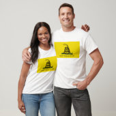 T-shirt Drapeau Gadsden - Ne Pas Tourner Sur Moi - T Chemi (Unisexe)