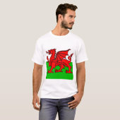 T-shirt Drapeau gallois (Devant entier)