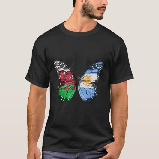 T-shirt Drapeau gallois argentin (Devant)