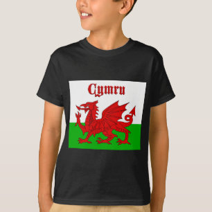 T-shirt Drapeau gallois Cymru