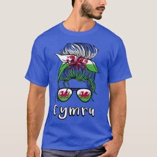 T-shirt Drapeau gallois de la Coupe du monde de football f