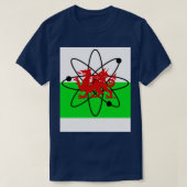 T-shirt Drapeau gallois Dragon atomique 1 (Design devant)
