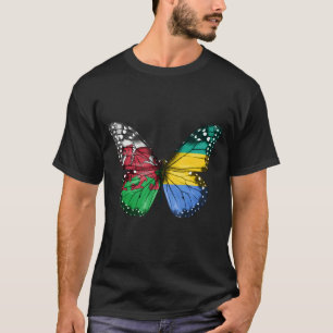 T-shirt Drapeau gallois gabonais
