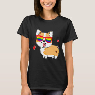 T-shirt Drapeau Gay Pride Corgi Fierté Lgbt Premium